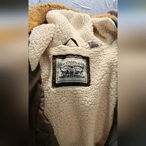 Levi Strauss green XL coat